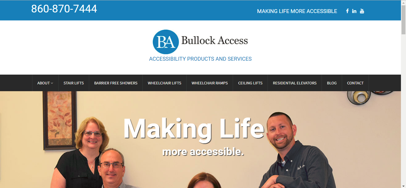 Bullock Access Website Design
