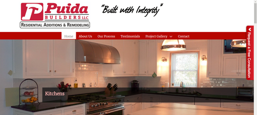 Tonsha Website Design for Puida Builders